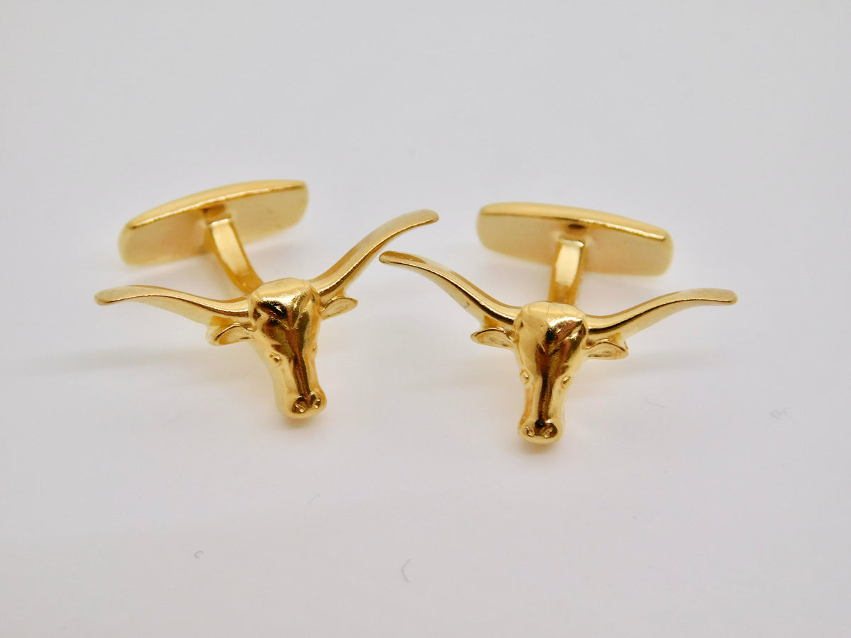 Pirates Skull Symbol 9 Kt Rolled Gold Cufflinks - Cufflinks - Auction