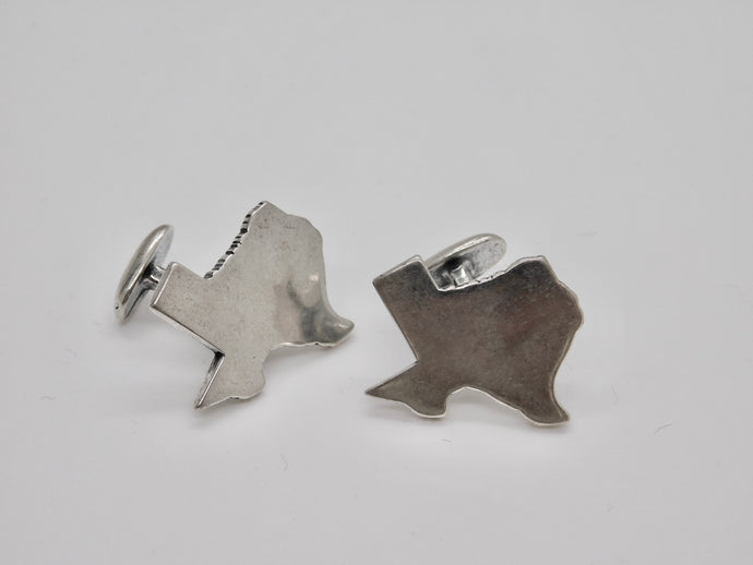 State of Texas Cuff Links - Sterling Silver