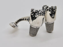 Load image into Gallery viewer, Oil Well Drill Bit Cuff Links - Sterling Silver