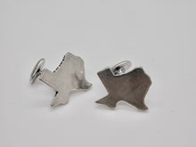 Load image into Gallery viewer, State of Texas Studs &amp; Cuff Link Set - Sterling Silver