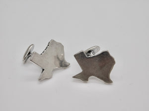 State of Texas Studs & Cuff Link Set - Sterling Silver